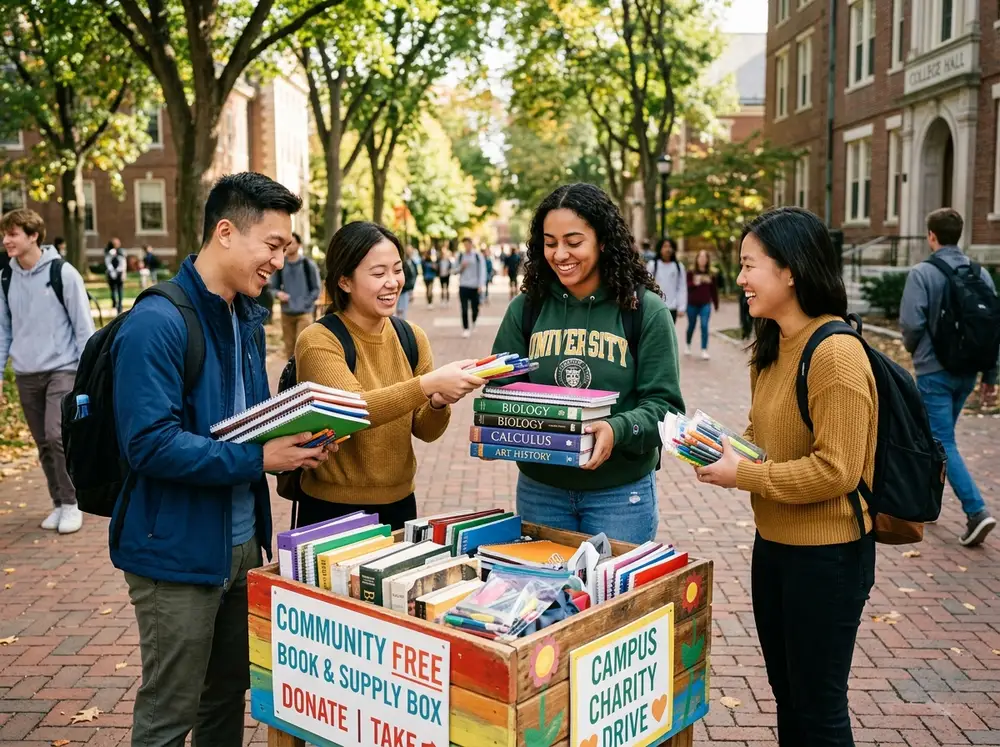 Give What You Don't Need, Help a Fellow Student